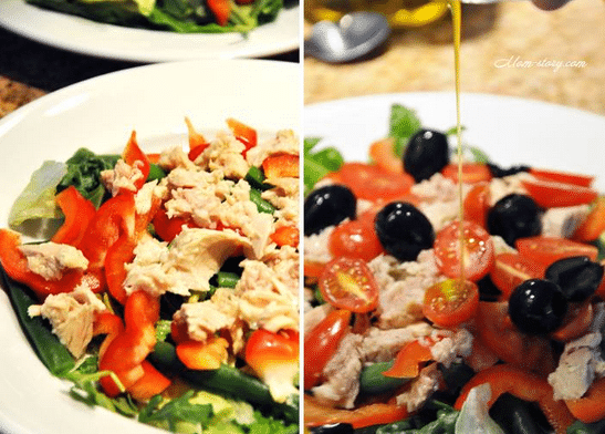 Салат с тунцом консервированным, помидорами и фасолью. 6 пошаговых фото рецептов