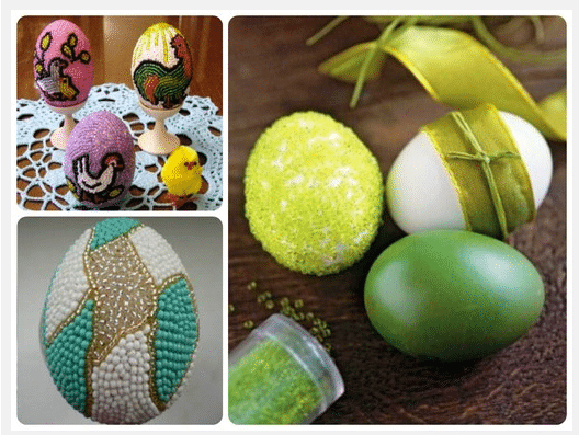 Пасхальные яйца из бисера! Схемы плетения для начинающих!
